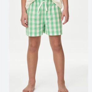 Cat & Jack Gingham Swim Trunks sz 2T